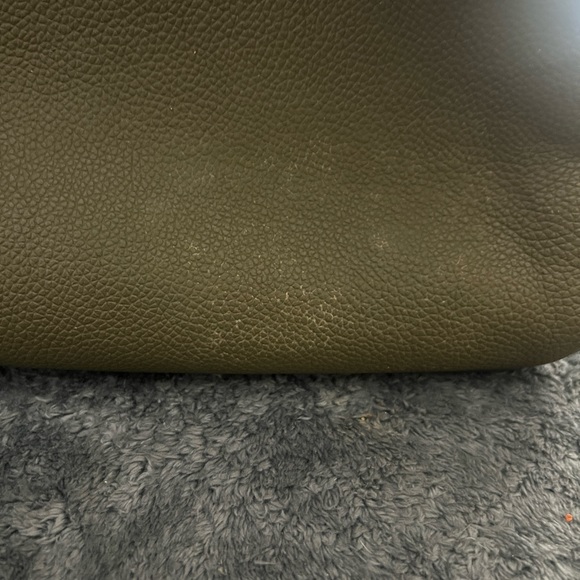 Michael Kors Teagan Satchel Duffle Green Purse Pebbled Leather - Picture 10 of 10